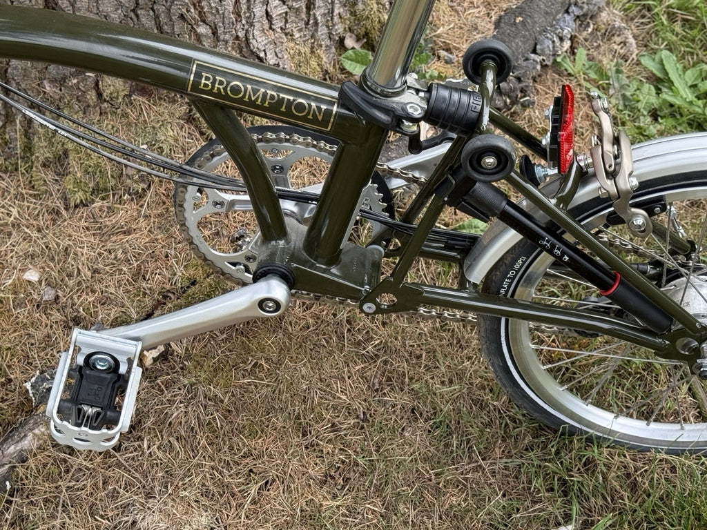 Brompton X Barbour Folding Bike M6L USED ONLY ONCE! Green