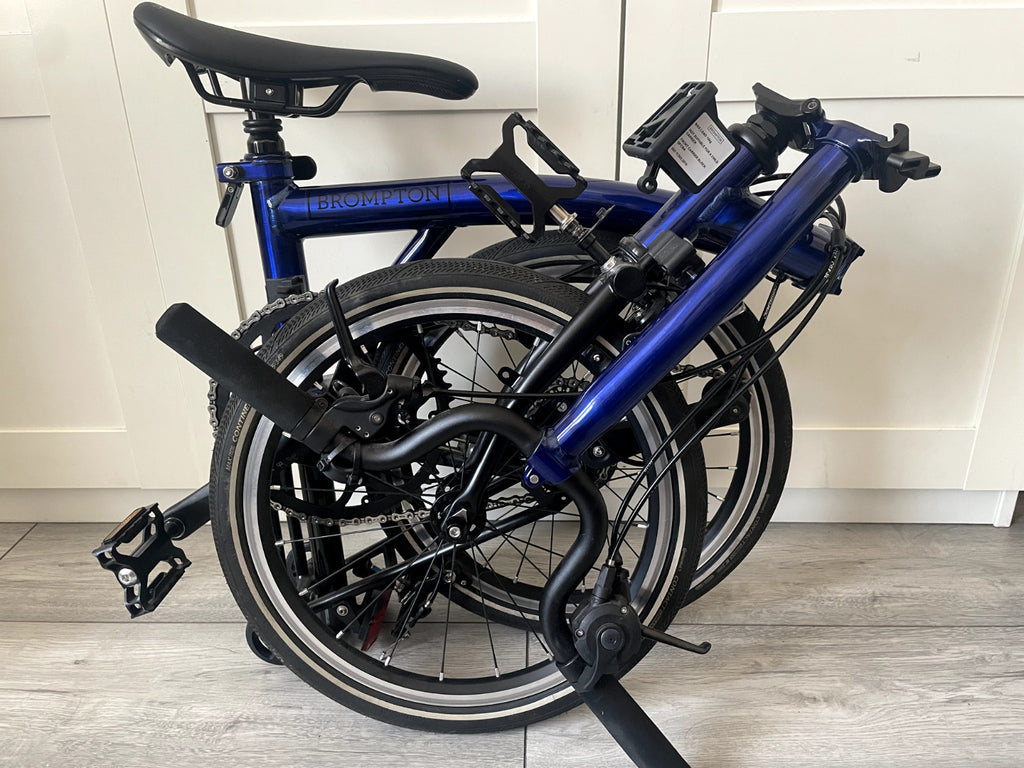 Brompton P-Line Urban - 4-Speed - Bolt Blue Lacquer