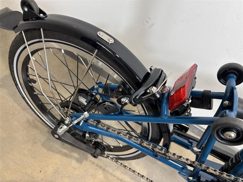 Brompton C Line 6 Speed 2023 High Handlebar Folding Bike - Ocean Blue