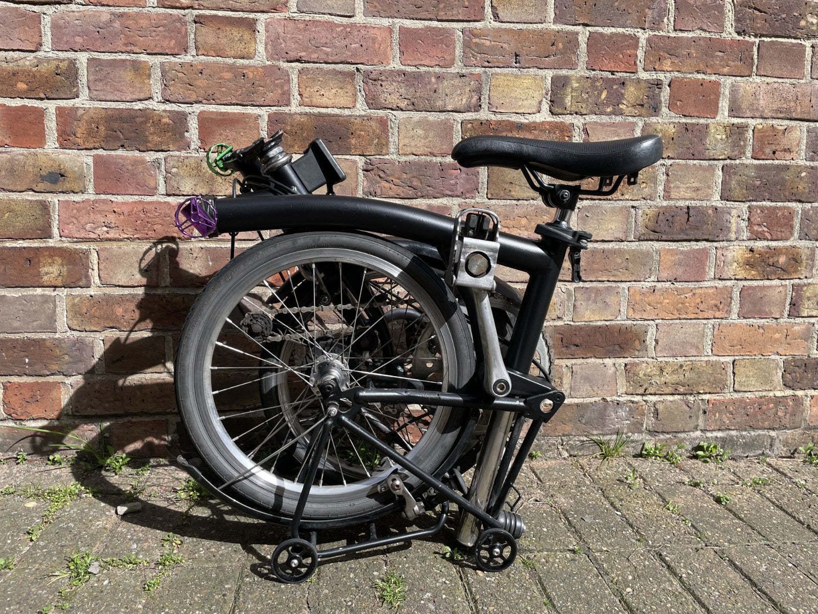 Brompton 2 Speed – Restored – Rear Rack + Upgraded Hinges
