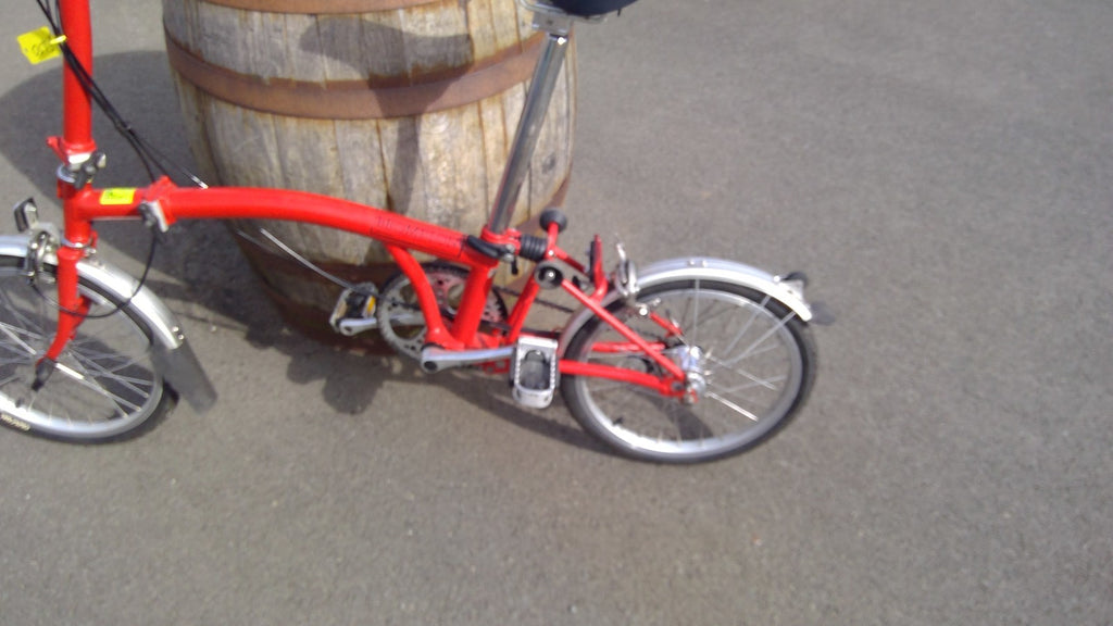 Brompton 16" Folding Bike  Red