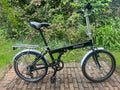 2 x Urban Foldable Bikes - Black Frame Good Condition - Shimano Gears and Brakes