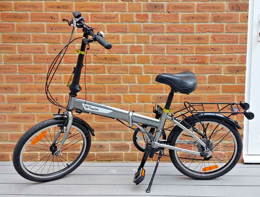 TWO b' Twin Hoptown 20 folding bikes in excellent condition. Made for Decathlon.