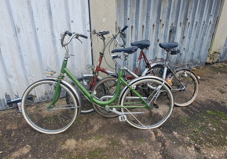 Job Lot, 10+ Vintage Bikes - Foldable - Spares or Repair.