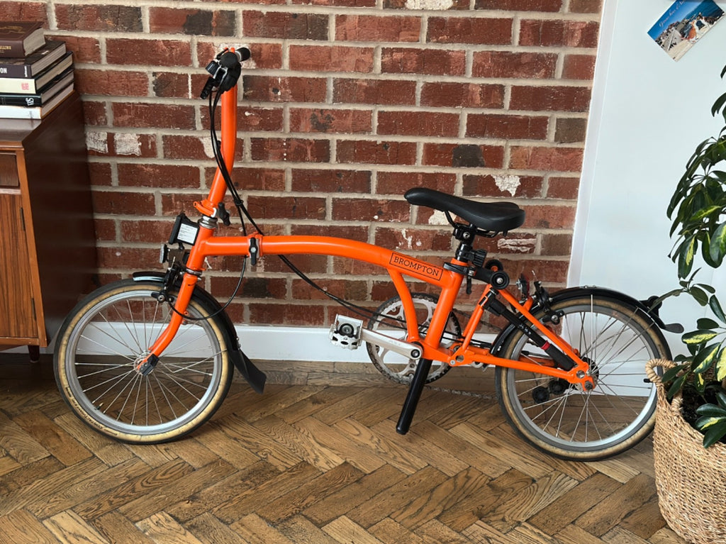 Brompton S2L Folding Bike Orange 2 Speed - 2019 Bicycle Fold Up S2 L