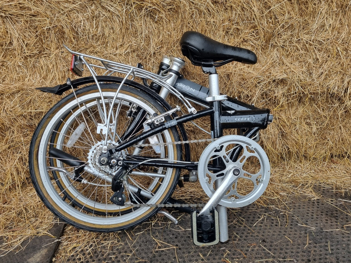 Cromoly Dahon Speed 20in Folding Bike 7 Speed  bBack/Silver 4130