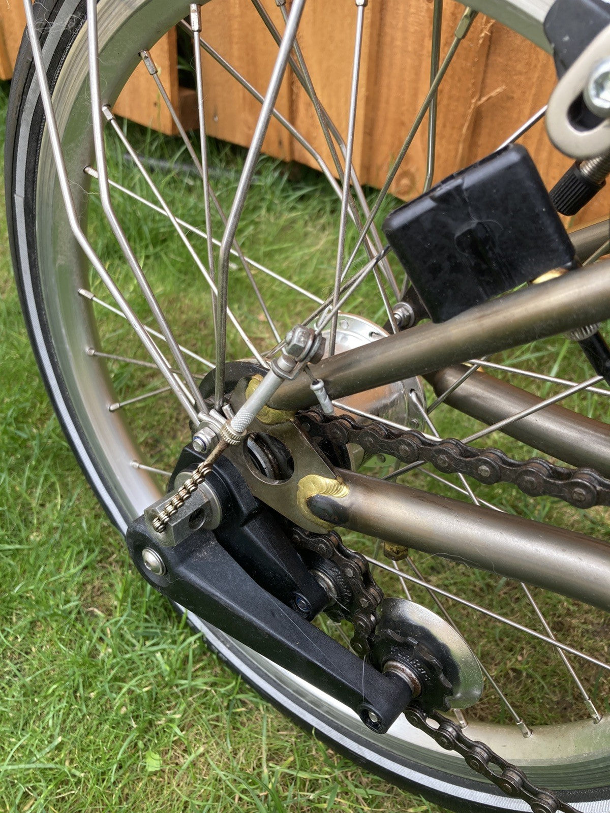 Brompton 3 Speed  Raw Lacquer Beautiful Condition M3L (now C Line)