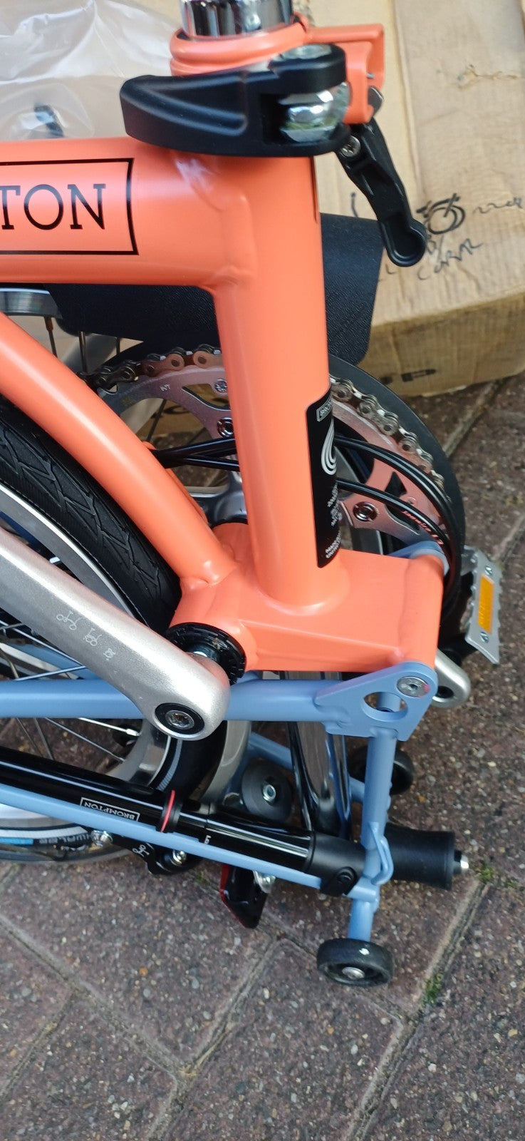Brompton C Line Explore S6L cloud/ coral worldwide 🌐 shipping