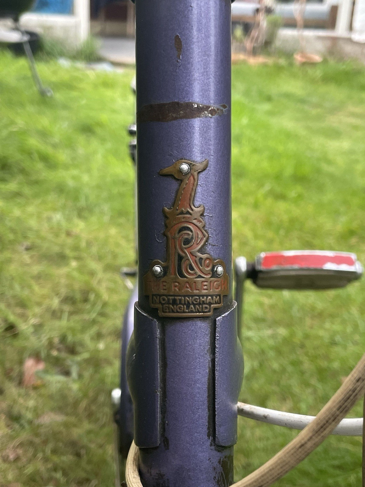 Raleigh Stowaway 1976 Folding Bike Purple Sturmey Archer Desirable Brooks Saddle