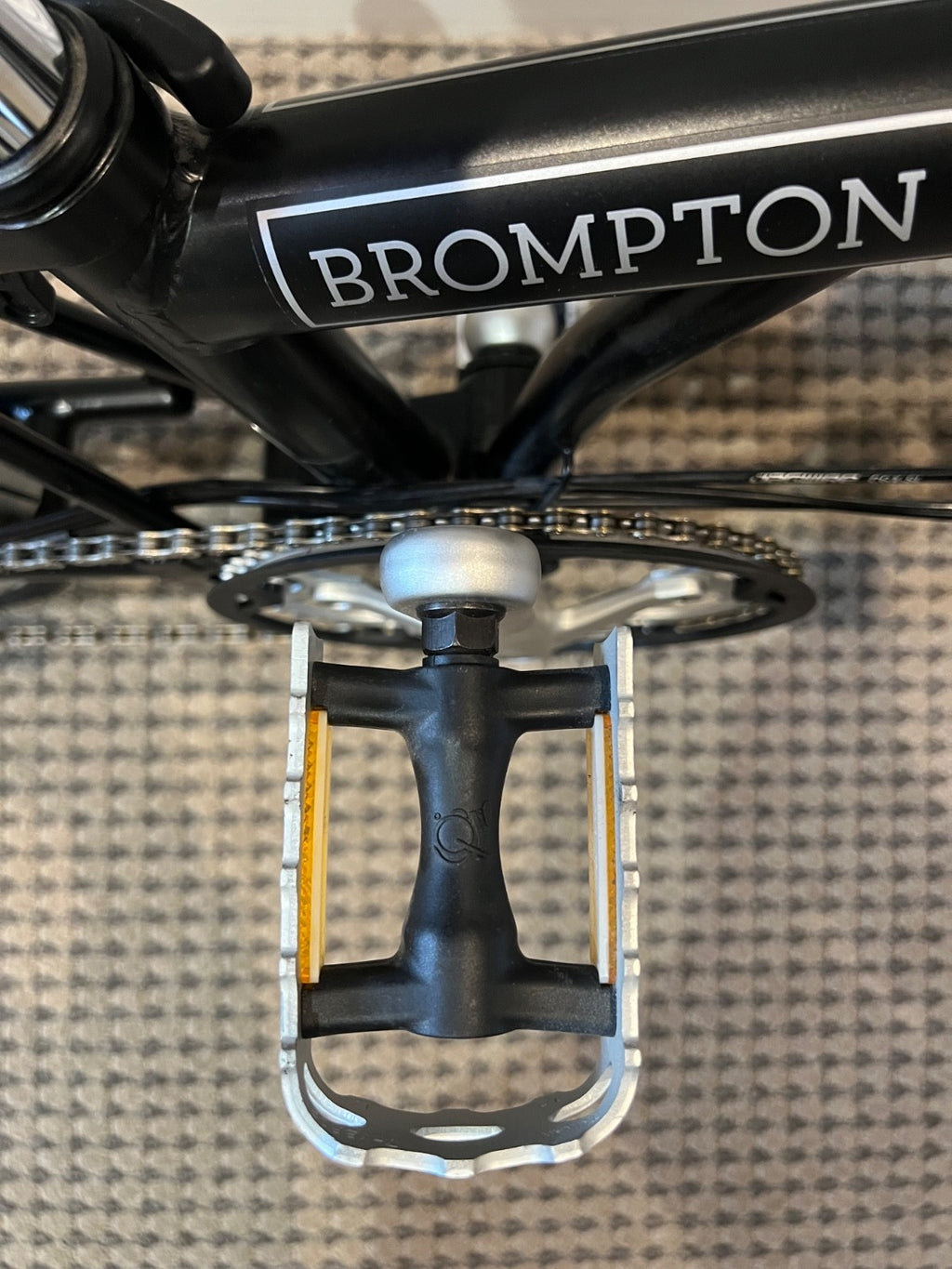 Black Brompton Folding Bike - 2019 M-Type, 6-Speed - Excellent Condition