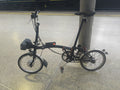 Brompton C Line Folding Bicycle Fitted With Swytch Max