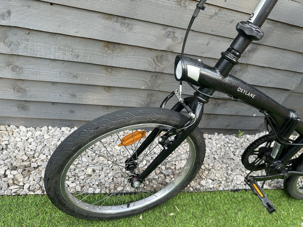 BTWIN 100 Folding Bike 20-inch, Black
