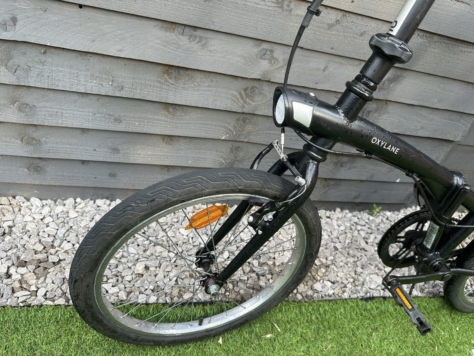 BTWIN 100 Folding Bike 20-inch, Black