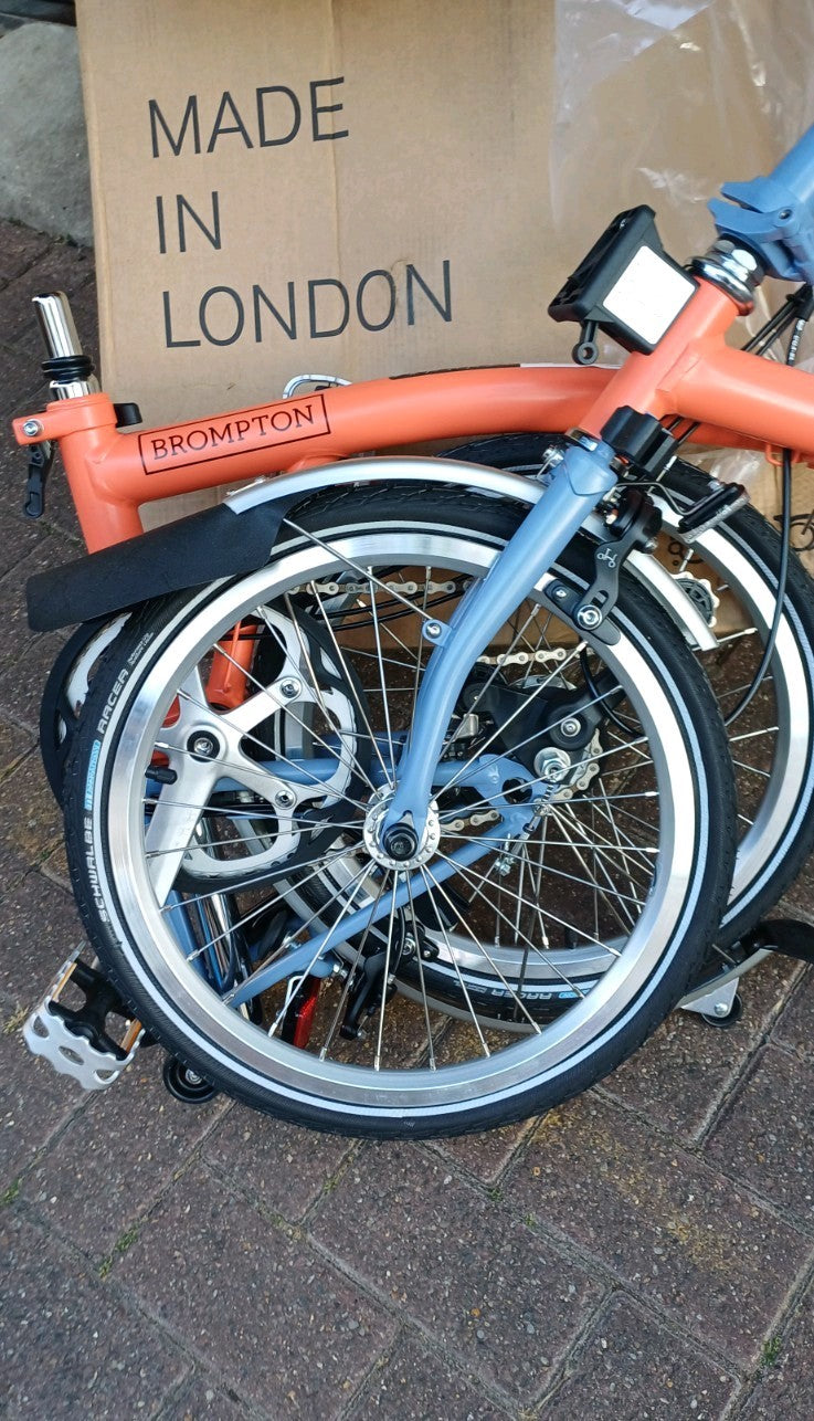 Brompton C Line Explore S6L cloud/ coral worldwide 🌐 shipping