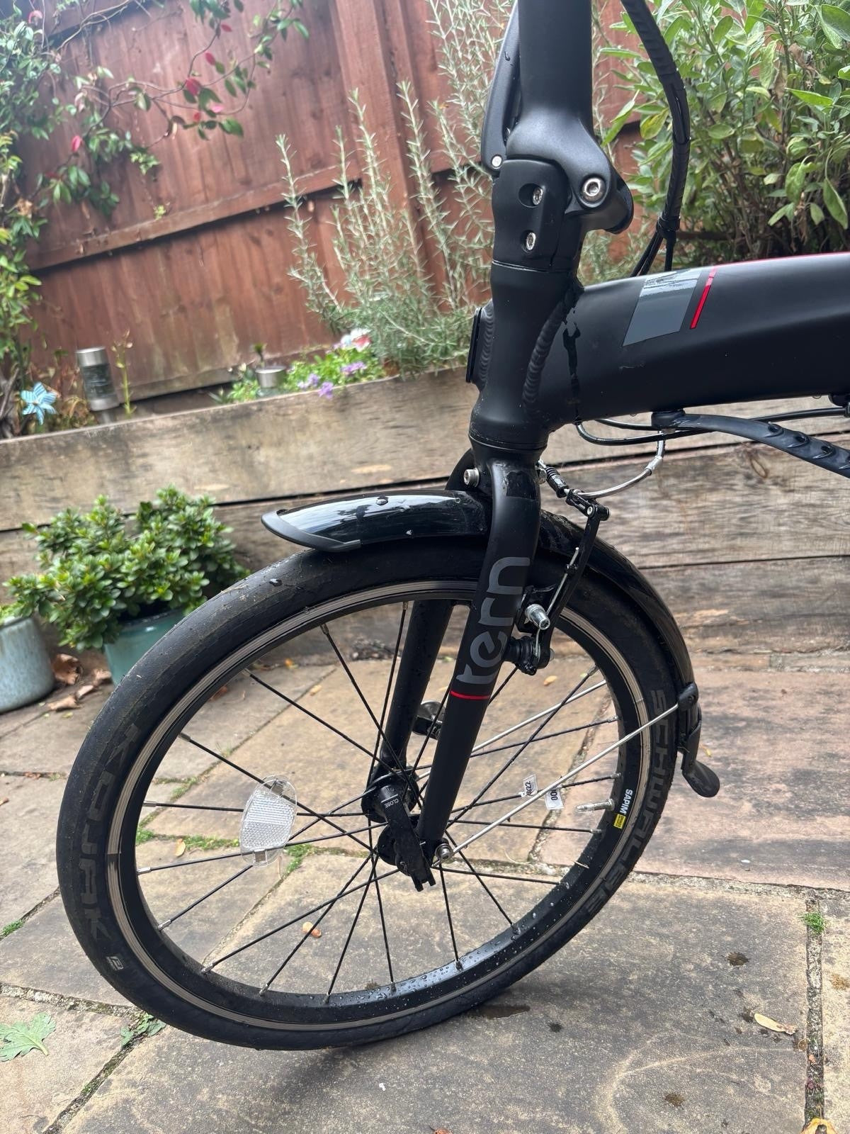 Tern Verge N8 Foldable Bike In Black