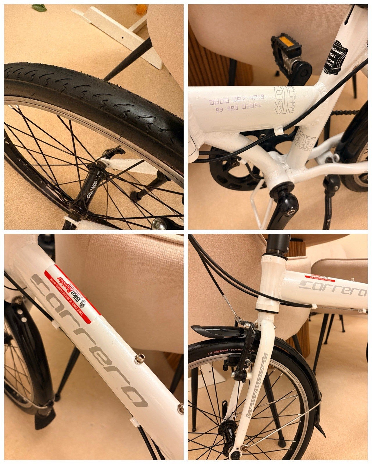 Carrera Transport Folding Bike 20” Shimano 8 Speed – Excellent Condition