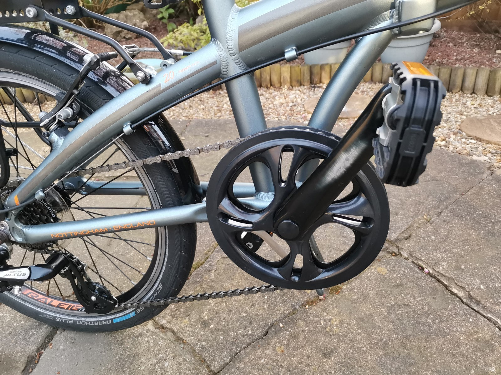 Raleigh Stowaway Folding Bike 20" Wheels.