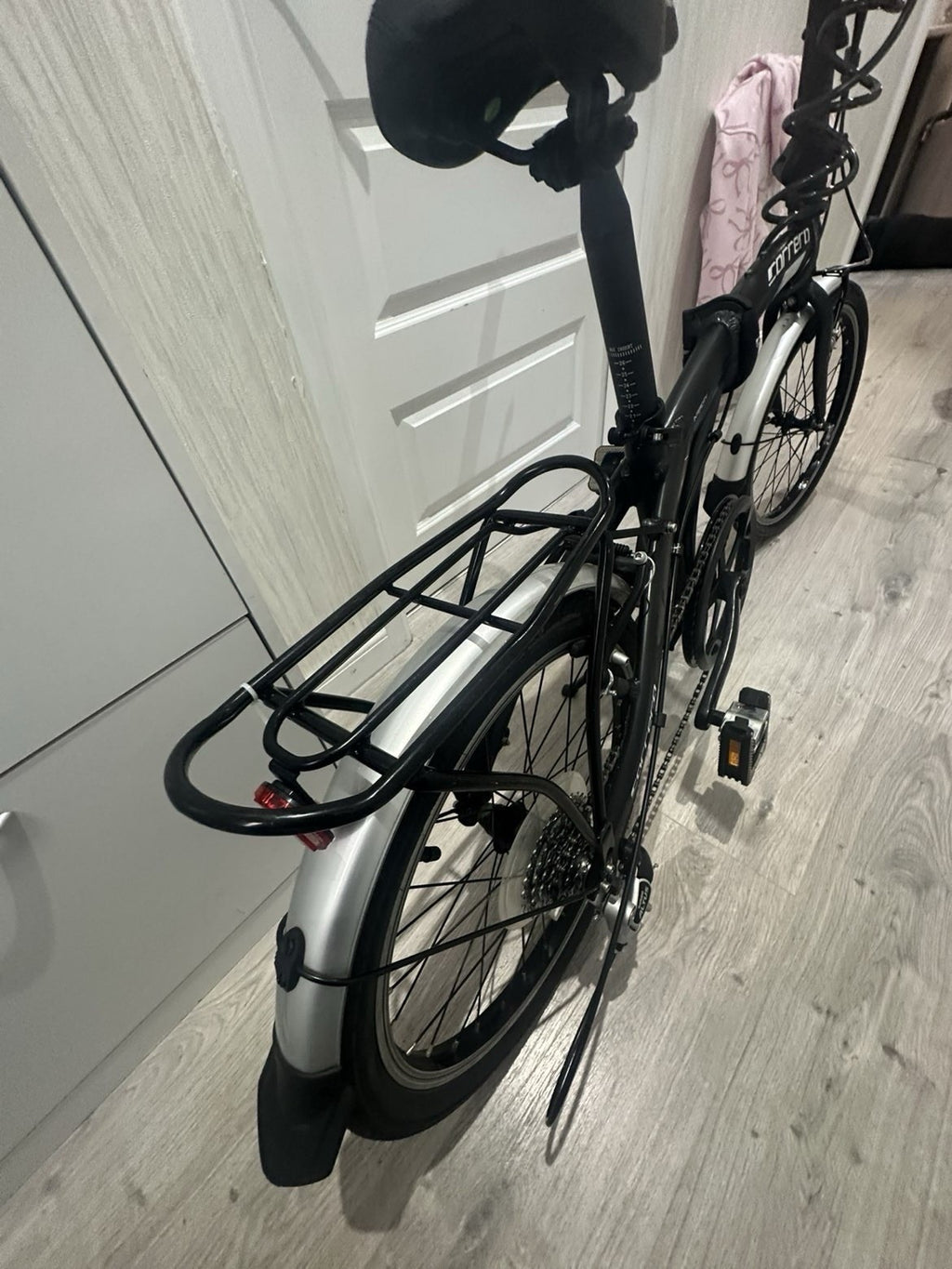 Carrera Intercity Folding Bike Gray/Black Excellent Condition