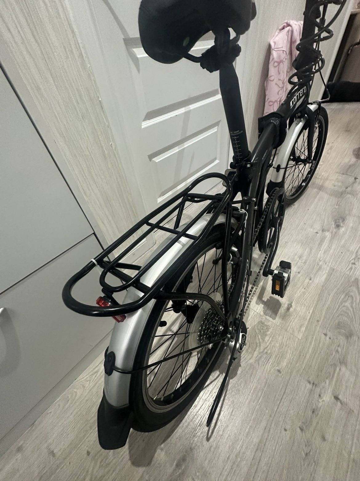 Carrera Intercity Folding Bike Gray/Black Excellent Condition
