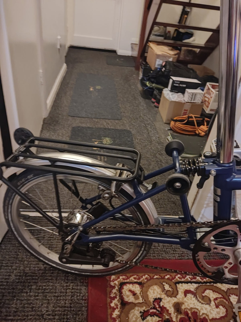 Folding Bike Brompton M6L Tempest Blue Folding Bike