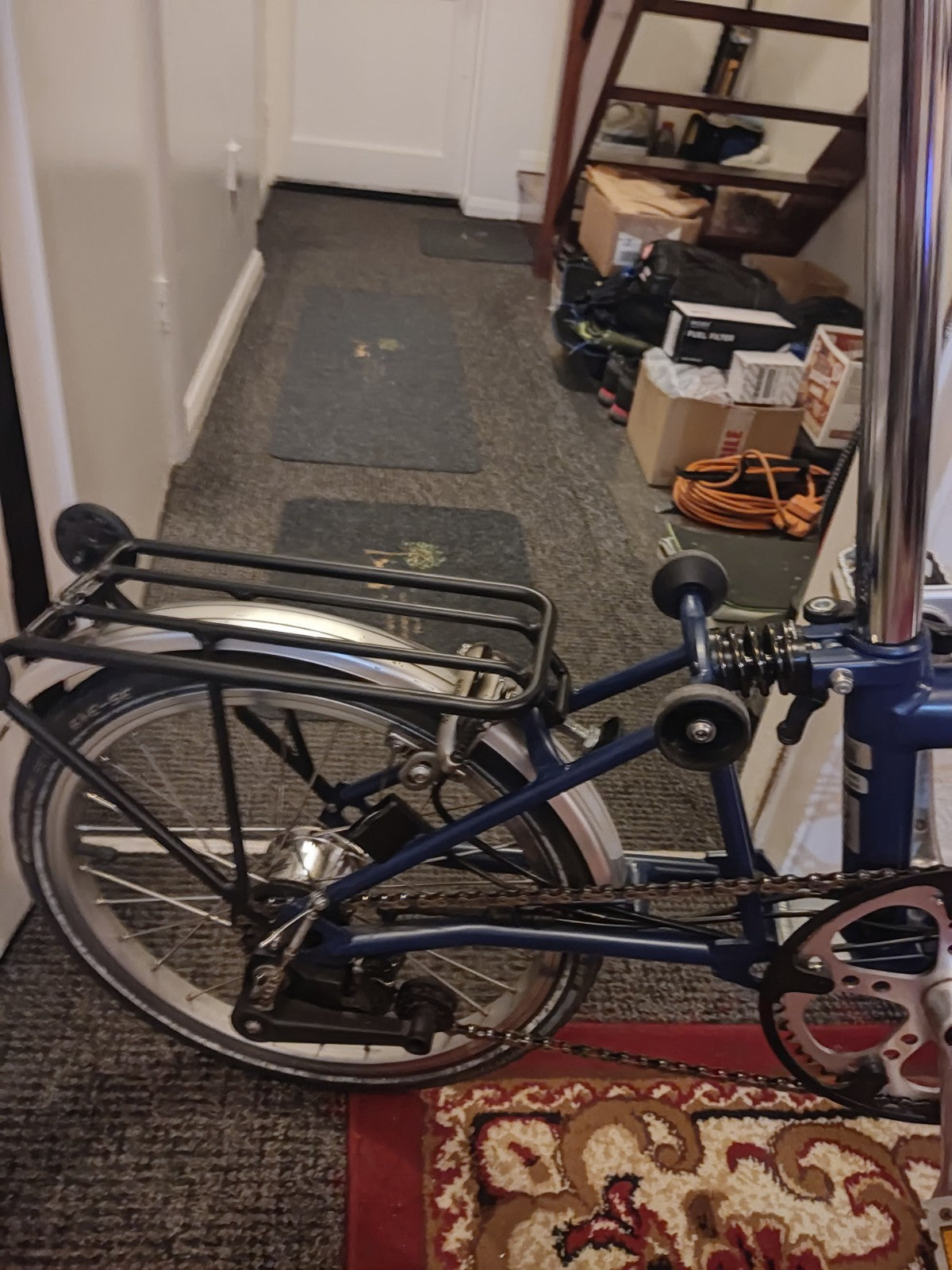 Folding Bike Brompton M6L Tempest Blue Folding Bike