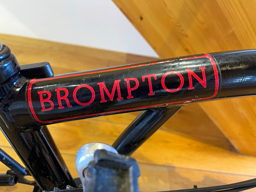 Brompton Folding Bike 16in Black/Silver Derailleur Caliper, Rack Mudguards
