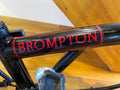 Brompton Folding Bike 16in Black/Silver Derailleur Caliper, Rack Mudguards