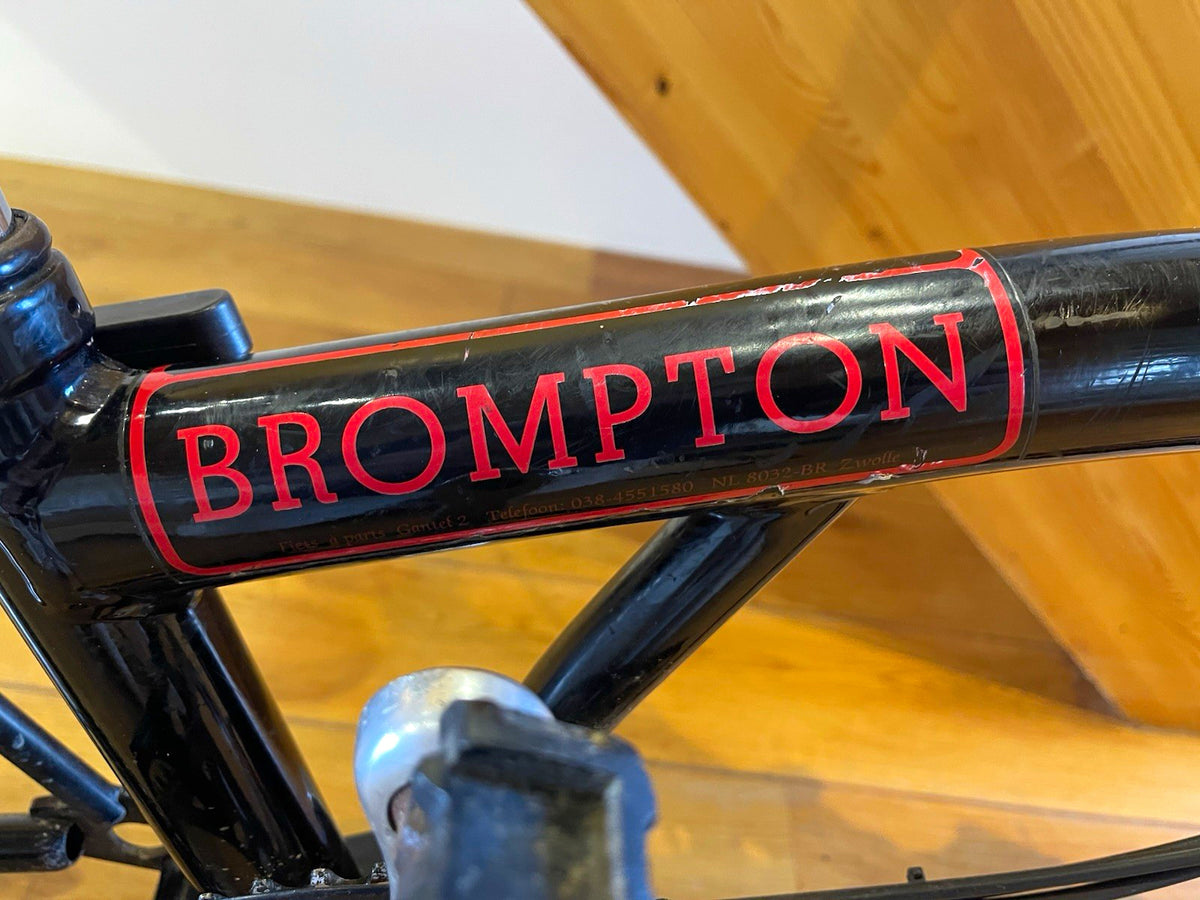 Brompton Folding Bike 16in Black/Silver Derailleur Caliper, Rack Mudguards