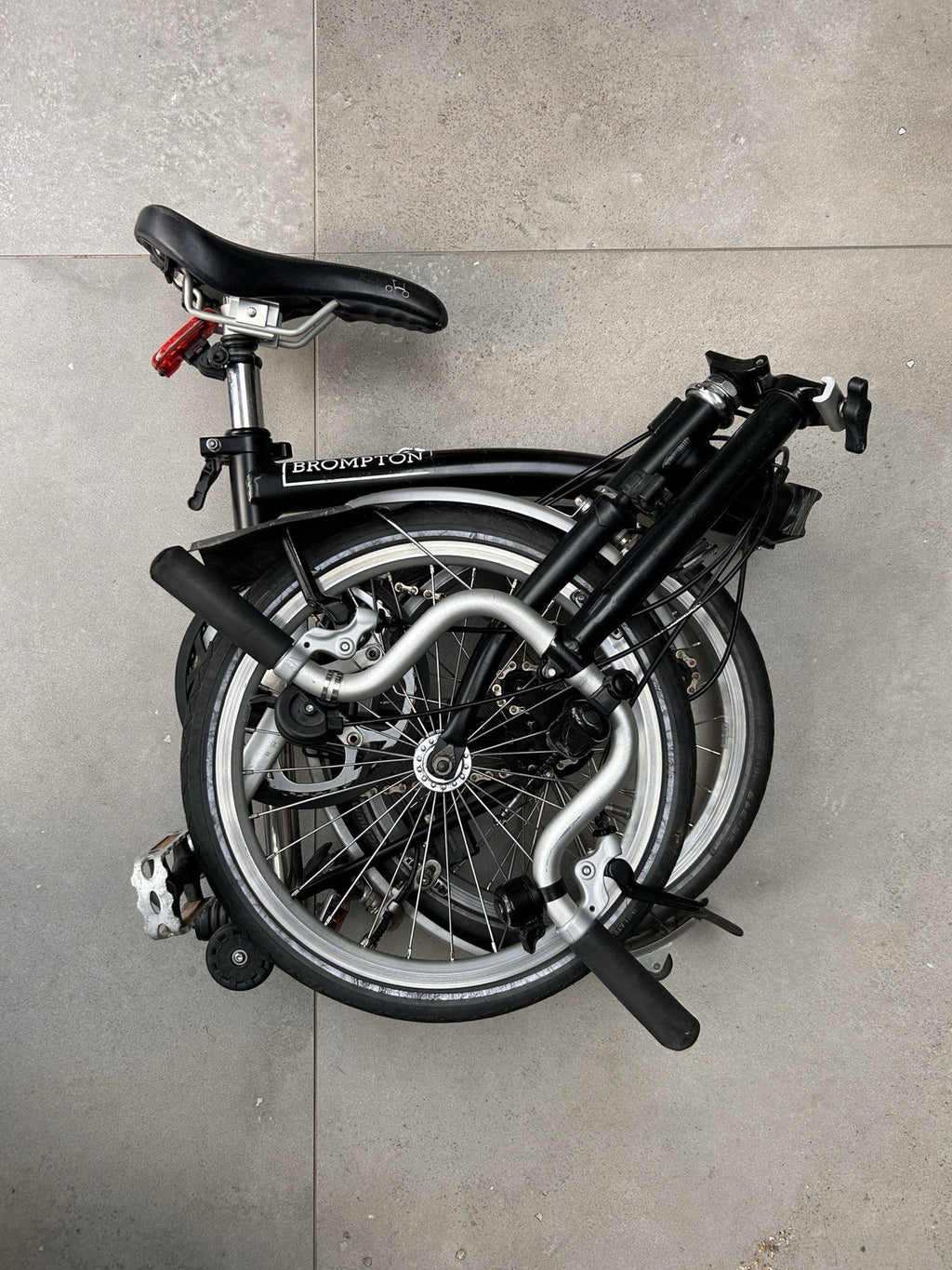 Brompton Folding Bike 3-Speed, Black