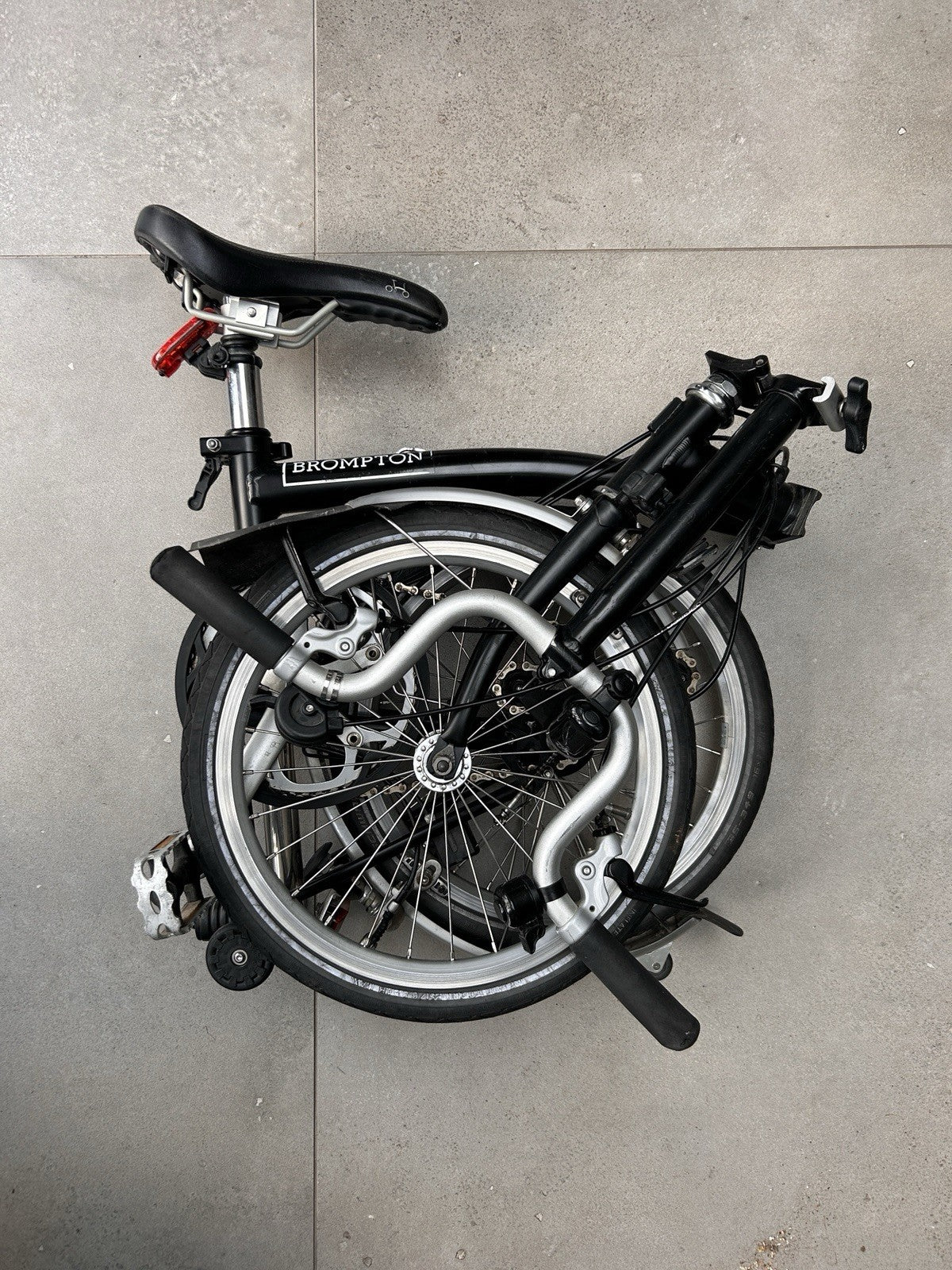 Brompton Folding Bike 3-Speed, Black