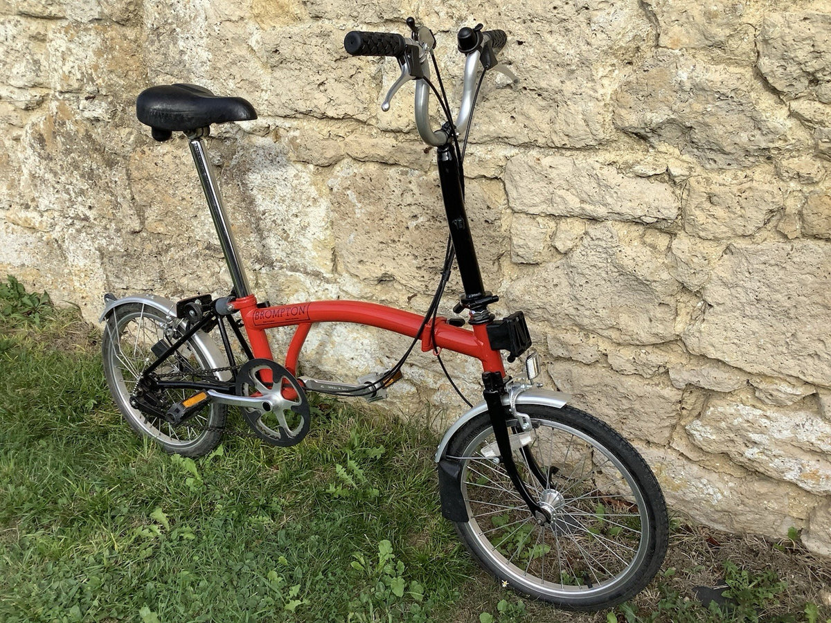 Brompton M3L Folding Bike -  Red - UK DELIVERY