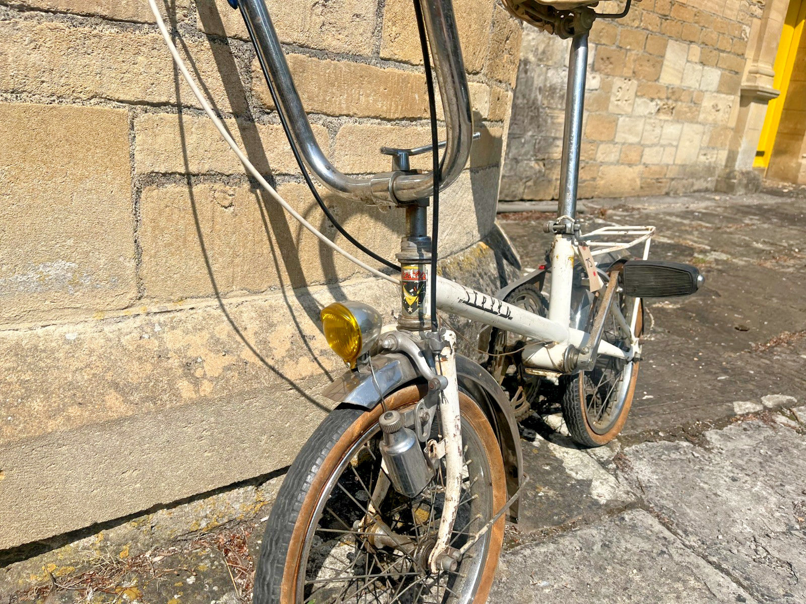 Vintage Stella Poketby Folding Portable Bicycle 1960s French Mini Bike Project