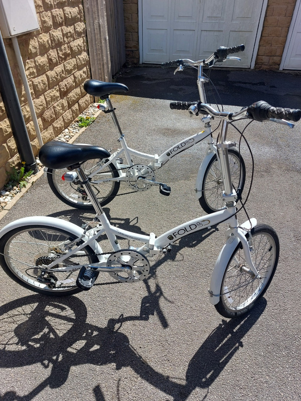 Two Saxon Folding Bikes.20 Inch Wheels
