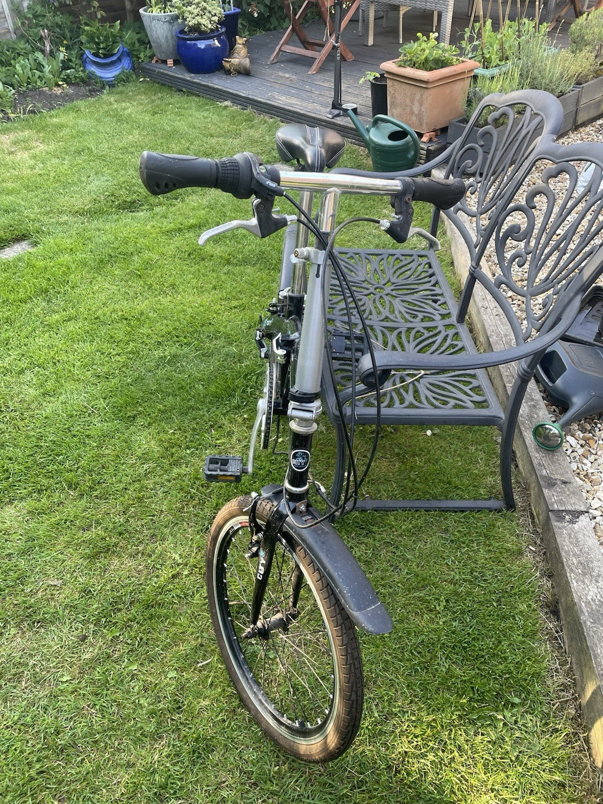 City 3 Q5 Fold Up Bicycle Black 20” Wheels Good Condition