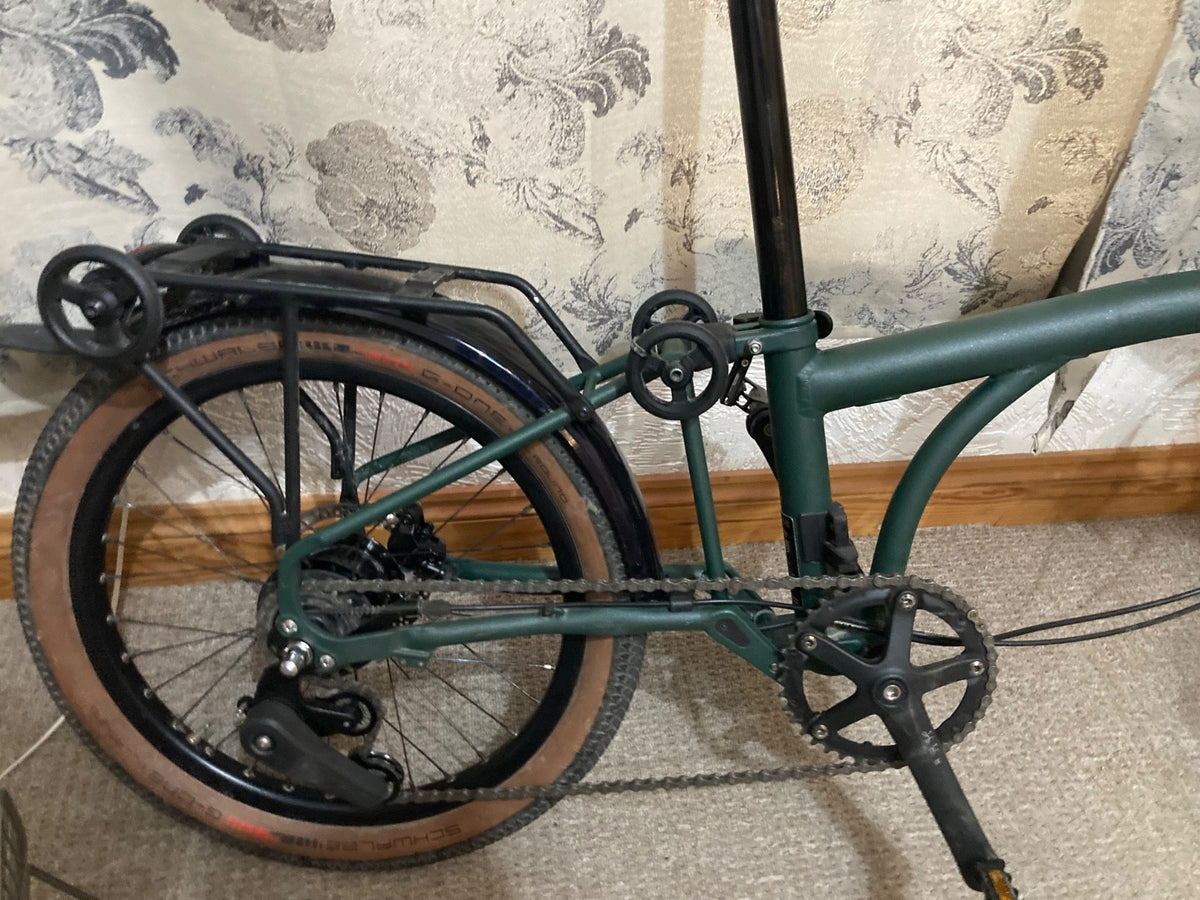 Brompton G Line S/M folding bike.