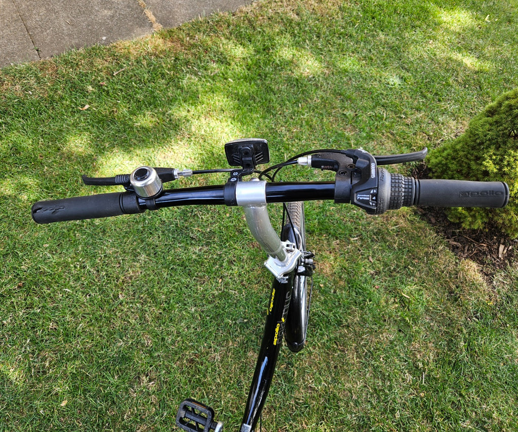 Apollo Contour Unisex Folding Bike 7 Speed, Black, 20" Wheels