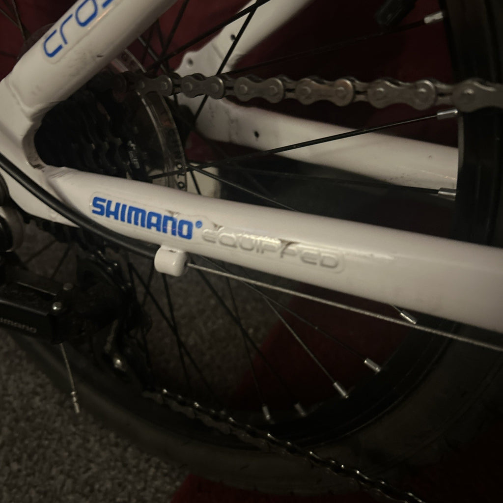 Cross CRF300 alloy folding bike 20in white colour