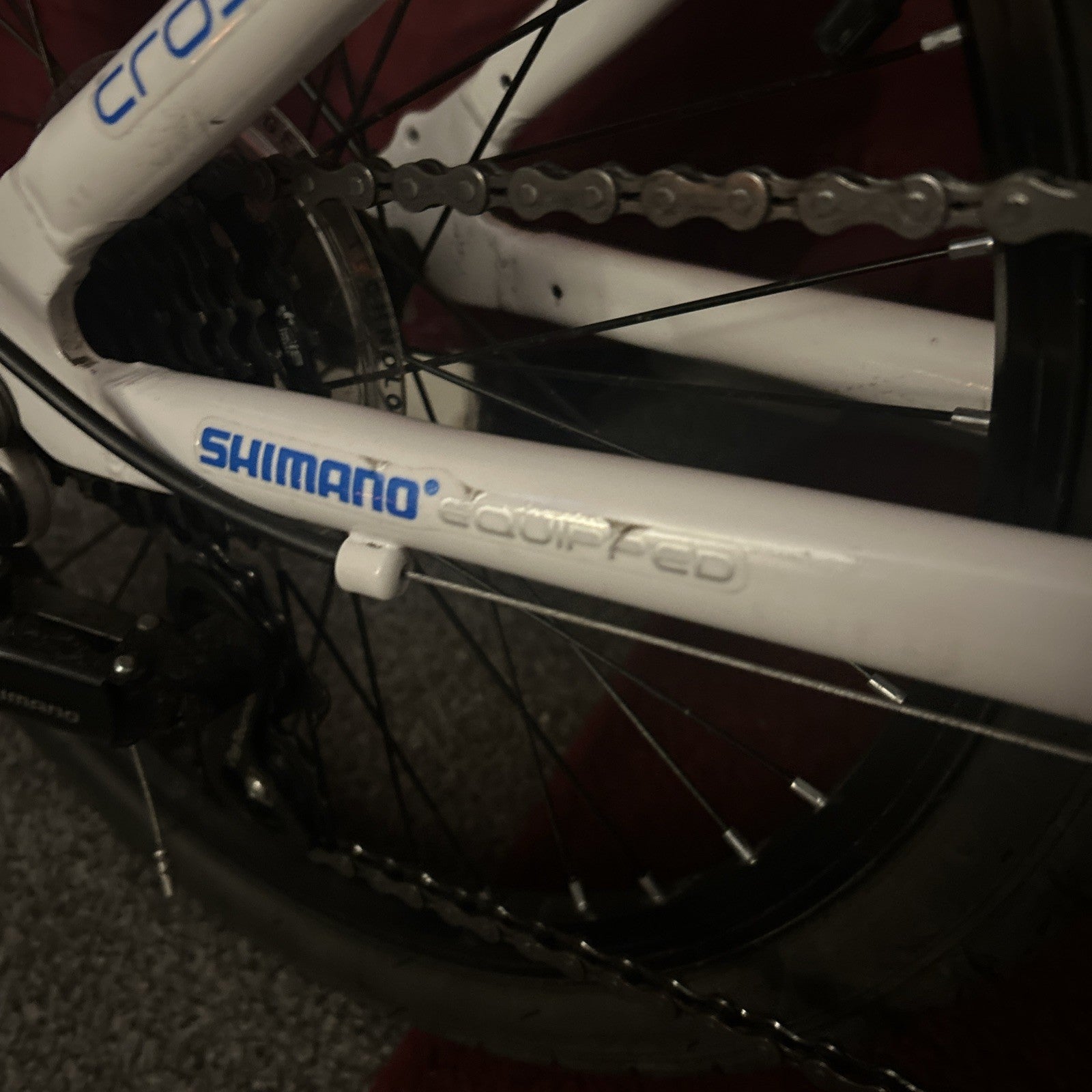 Cross CRF300 alloy folding bike 20in white colour
