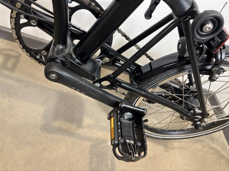 Brompton C Line 6 Speed 2024 Low Handlebar Folding Bike - Matt Black