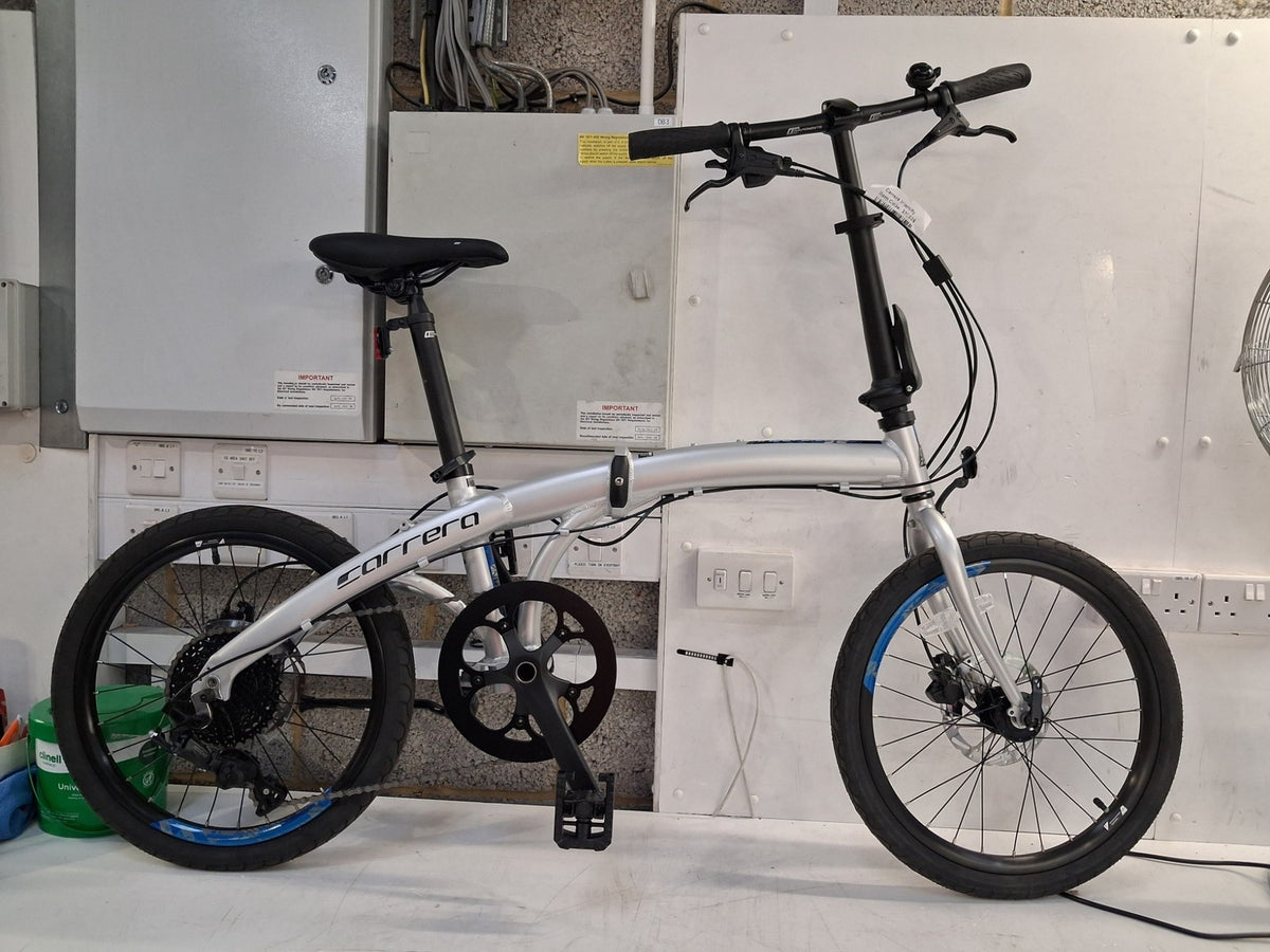 Carrera Intercity 2 Folding Bike 20in Wheels 9 Speed - Alloy - Silver (Marks)