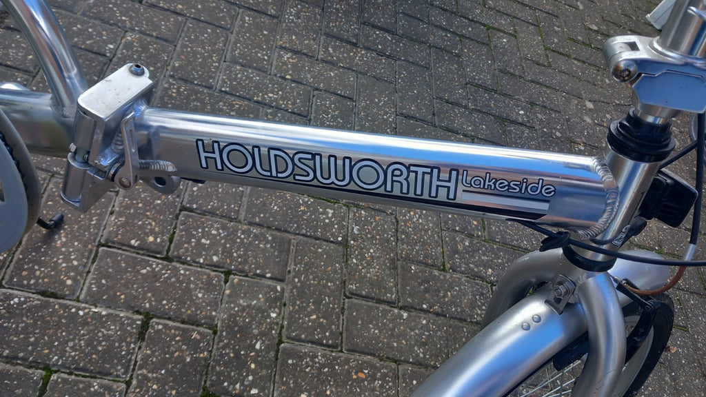 Holdsworth Lakeside Folding Bike, 20in Wheels, Silver, Unisex Adults,  35cm