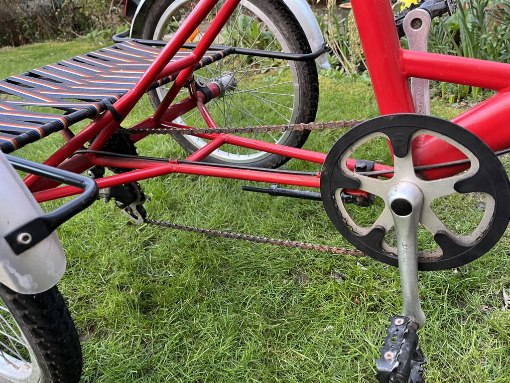 Adult Folding Pashley  Tricycle Tri-1 Red 17" frame, good condition