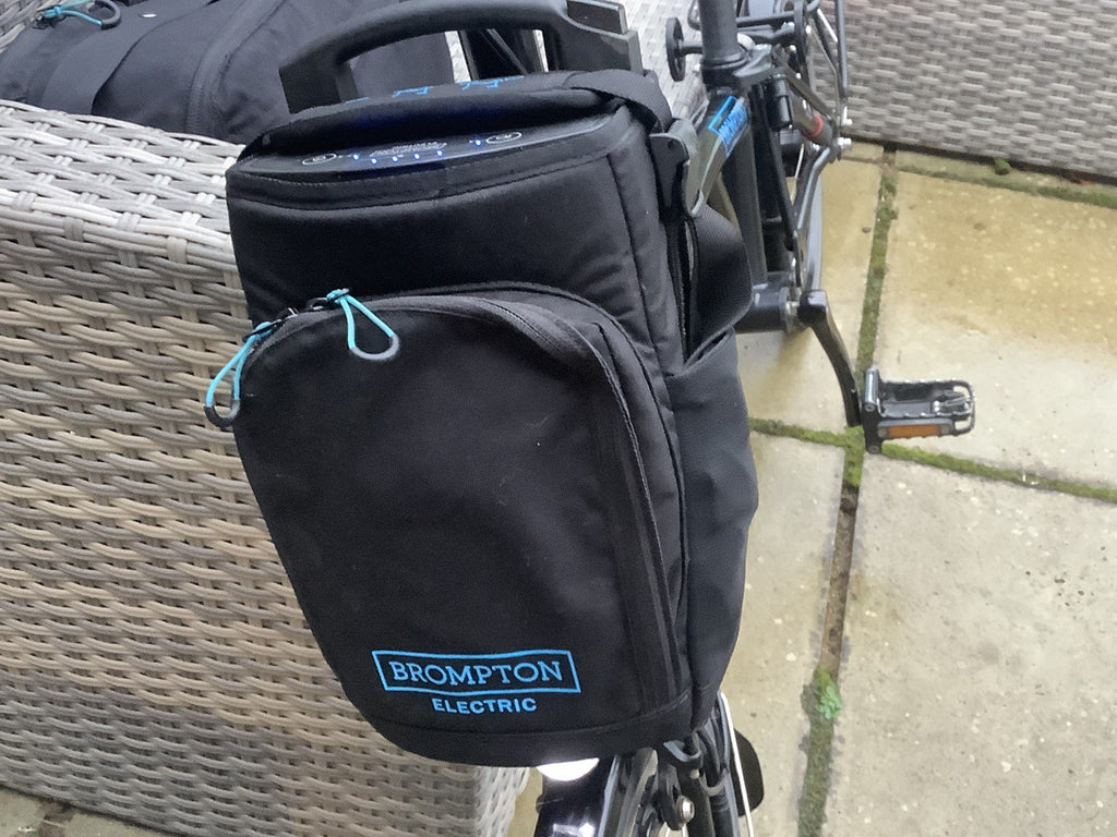 Brompton Electric C Line 6 Speed Black With Bags
