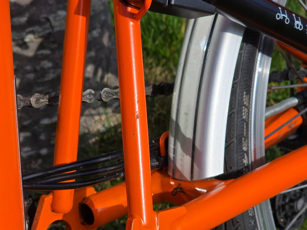 Brompton M6L folding bike, Orange 2019 / 2020 Light use