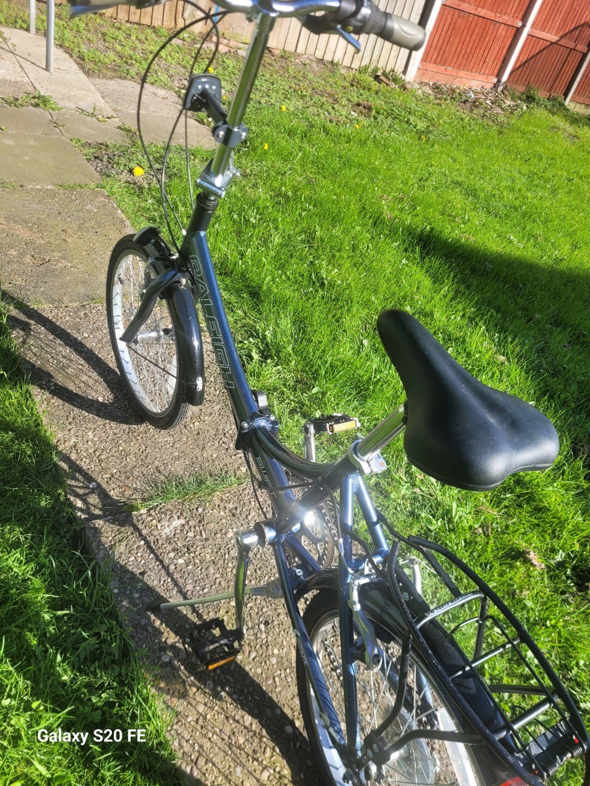 Fold Up Bicycle Raleigh Foldaway Bike. Recycling project, needs service