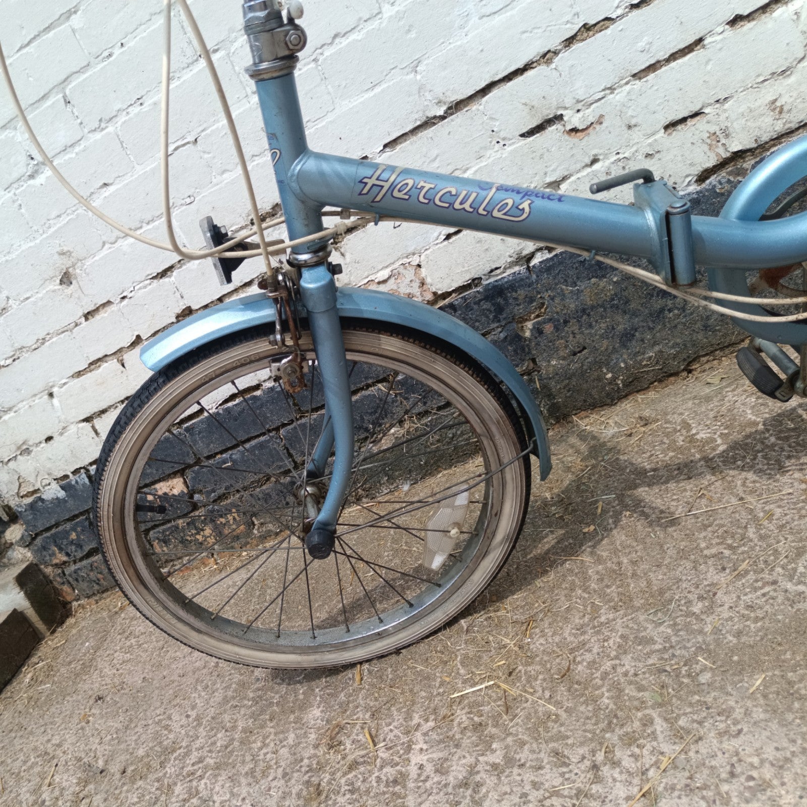Vintage Hercules Compact folding bike Stowaway Shopper fold Raleigh Retro 1970
