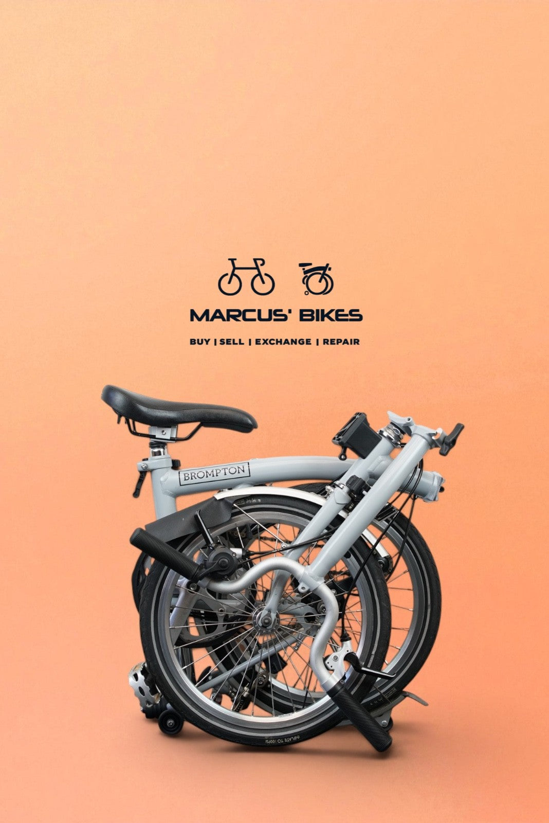 Brompton M3L (C Line Utility) - Soft Grey