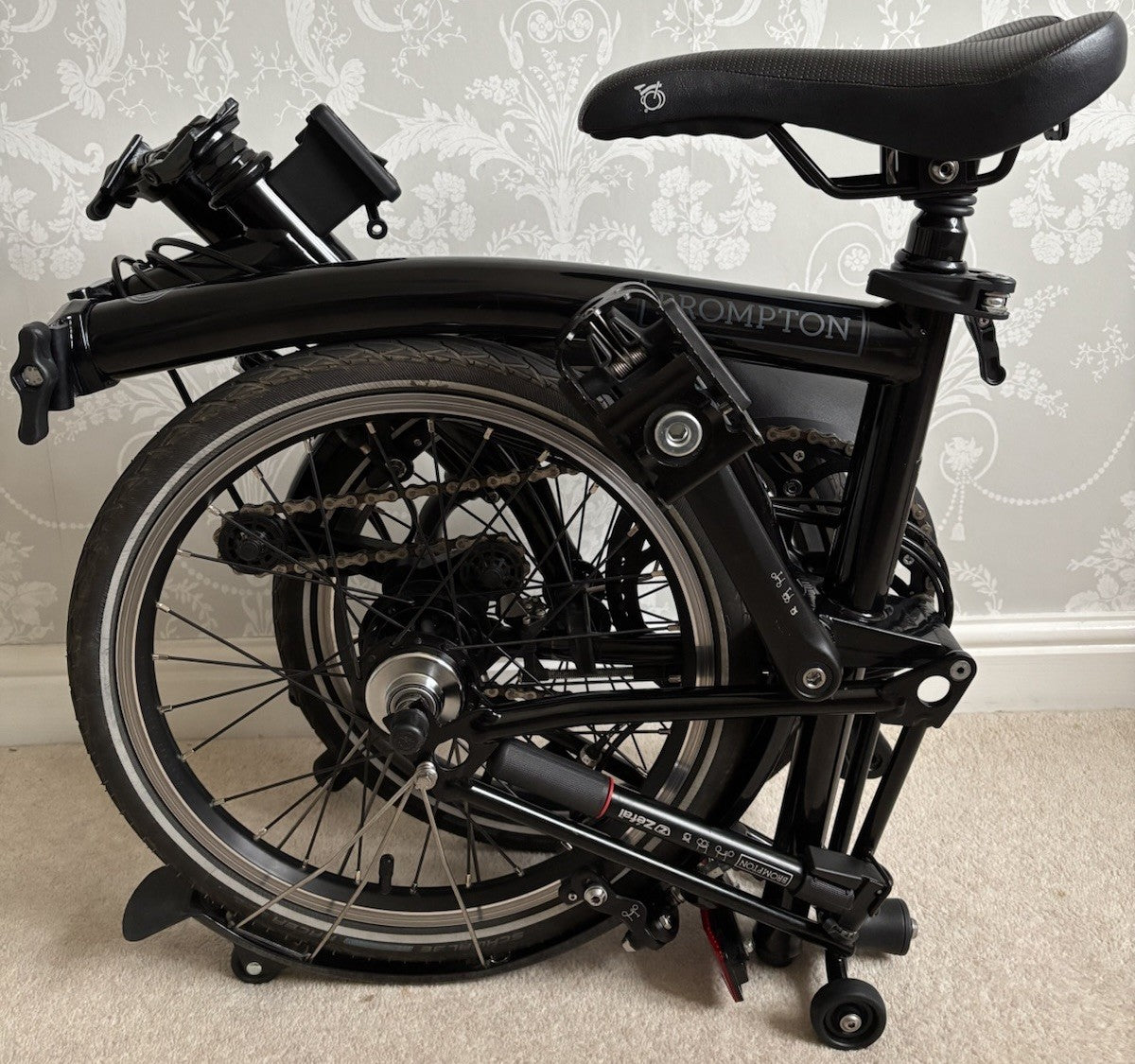 2022 Brompton C Line 6 Speed Black Edition Folding bicycle - Test Ridden Only