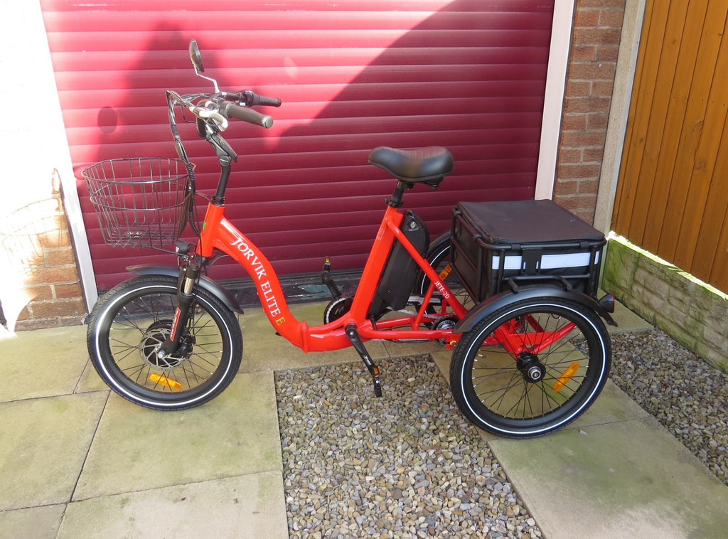 Jorvik JET E Elite Low Step Through Electric Folding Tricycle Less Than 1 Mile