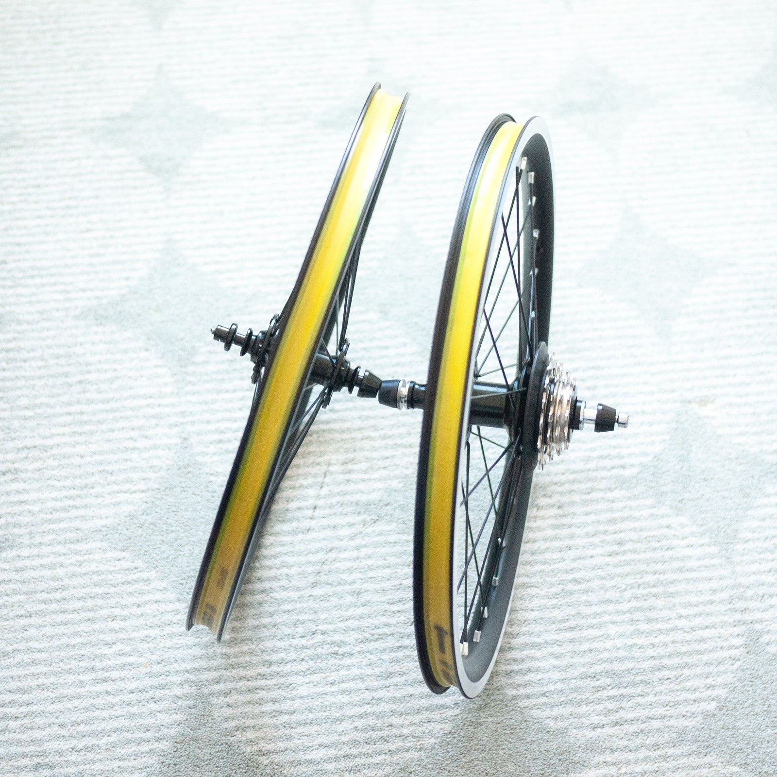 Brompton Folding Bike T Line Superlight 4 Speed Wheelset Cassette Free TPU Tubes